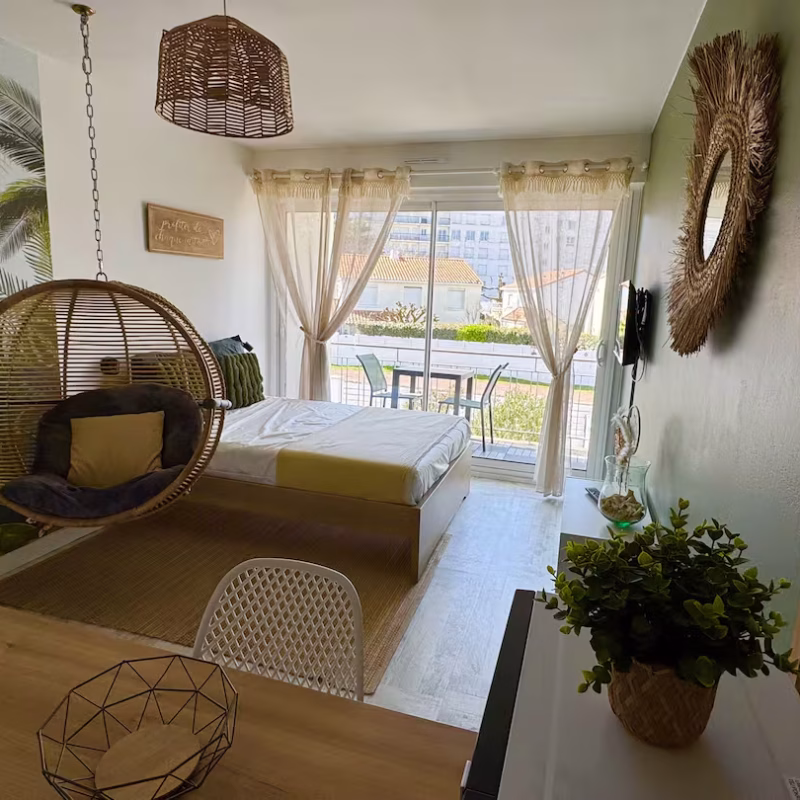 Le Rêve Tropical pour ce studio à Saint-Jean-de-Monts