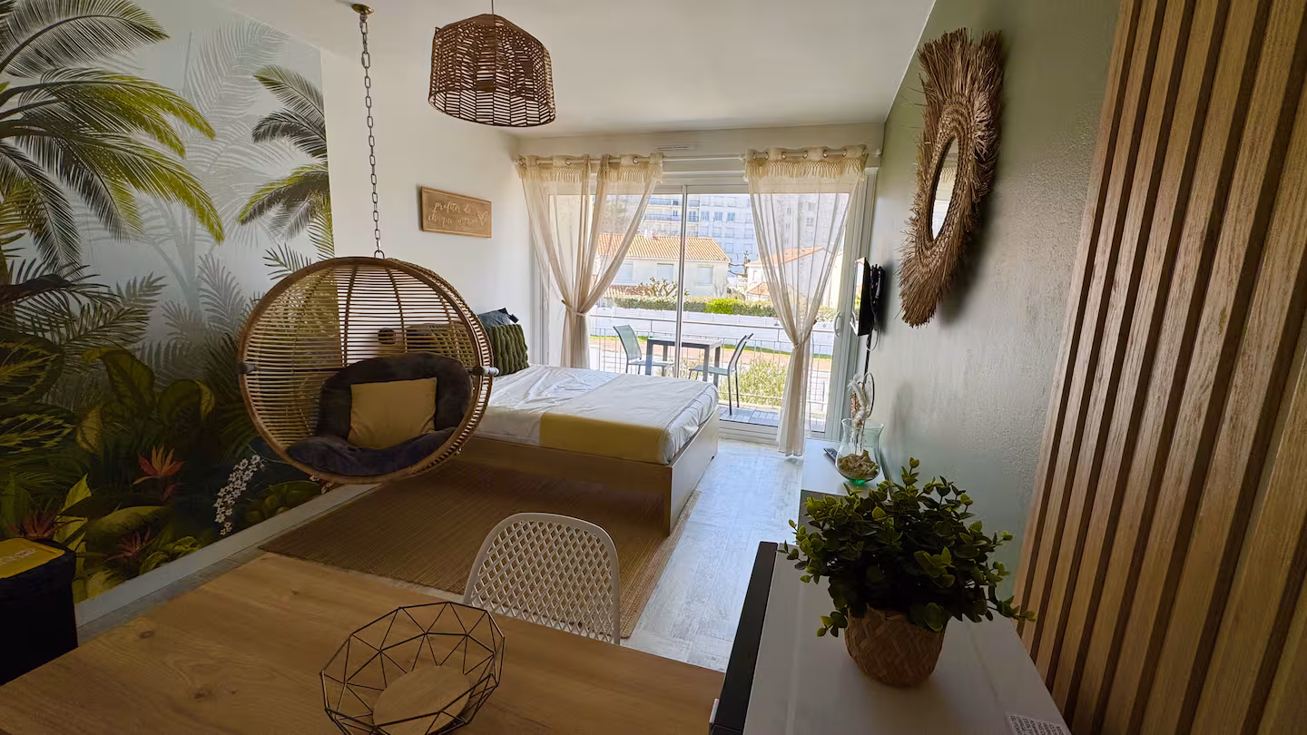 Le Rêve Tropical pour ce studio à Saint-Jean-de-Monts