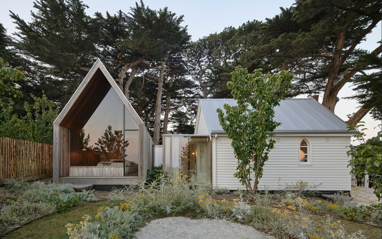 Une merveilleuse ancienne église transformée en maison contemporaine. Australie